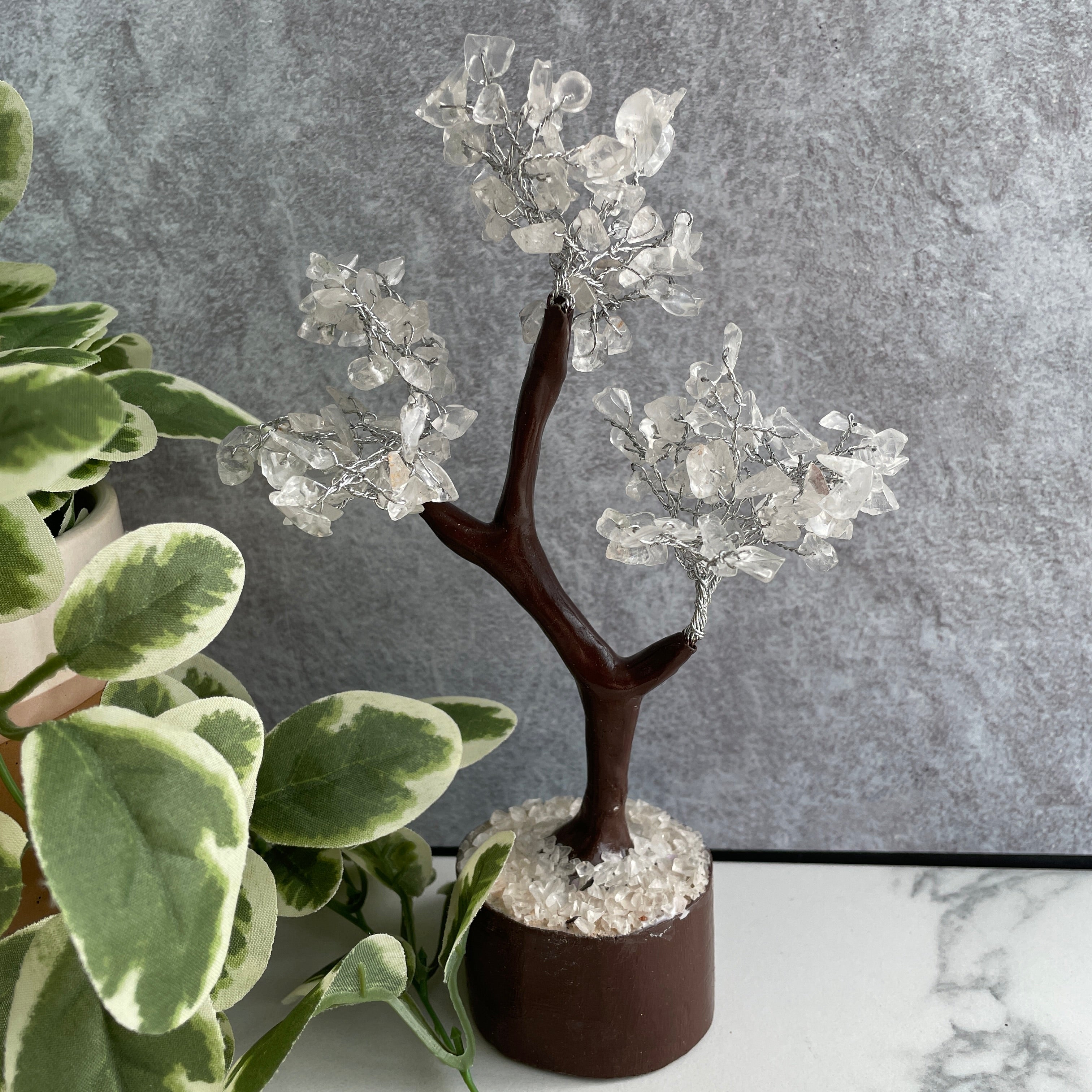Clear Quartz Tree - Medium 014 Clear Quartz Tree - Medium 014